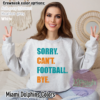 Sorry. Can't. Football. Bye. Crewneck Miami Dolphins Colors
