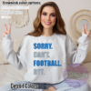 Sorry. Can't. Football. Bye. Crewneck Detroit Lions colors