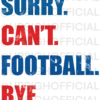 Football Design PNG Buffalo Bills colors Red and Blue - Image 2