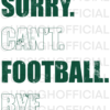 Sorry. Can't. Football. Bye. Crewneck New York Jets Color - Image 2