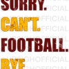 Football Design PNG Washington Commanders colors - Image 2