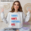 Sorry. Can't. Football. Bye. Crewneck Tennessee Titans colors