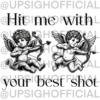Cupid Valentines day | Hit me with your best shot PNG design - Image 4